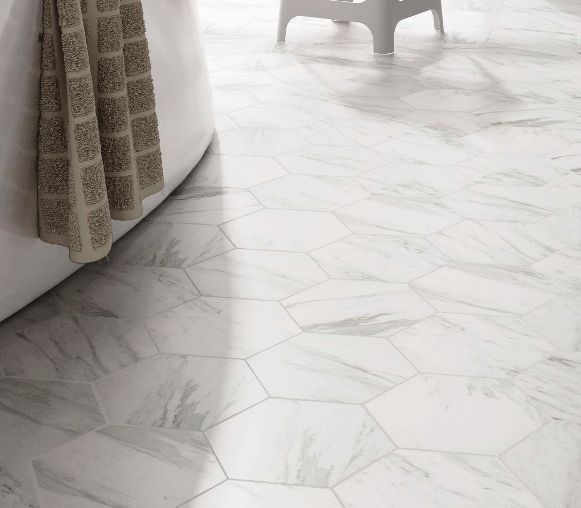 Hexagonal Carrara Tiles Sydney Hexagon Bathroom Floor Tiles Wall Tile